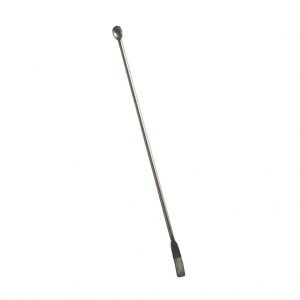 Espátula con cucharita de acero inox. - 16430