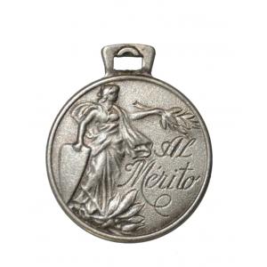 Medalla Al Mérito Plata Vieja Ø 28Mm - A6