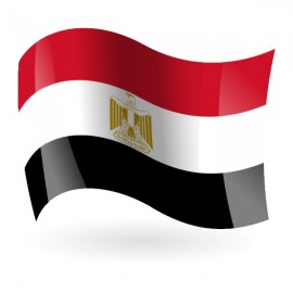 Bandera Flameo Egipto Poliamida 90X150 - EGI