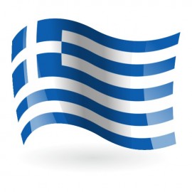 Bandera Flameo Grecia Poliamida 90X150 - GRE