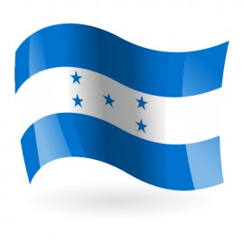 Bandera Flameo Honduras Poliamida 90X150 - HON