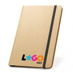 LIBRETA MAGRITTE A5 PAPEL RAYADO TAPA DURA CARTÓN CON LOGO PERSONALIZADO - LIB934811092