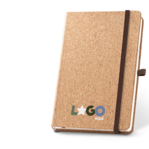 LIBRETA HAWKINS A5 PAPEL LISO TAPA DURA CORCHO CON LOGO PERSONALIZADO - LIB938071892